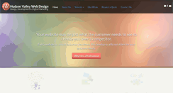 Desktop Screenshot of hudsonvalleywebdesign.net